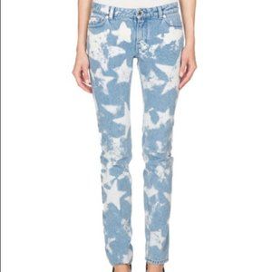Givenchy Star Bleached Denim Jeans